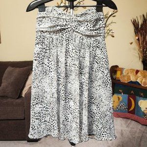 NWT Express leopard print silk dress sz 8